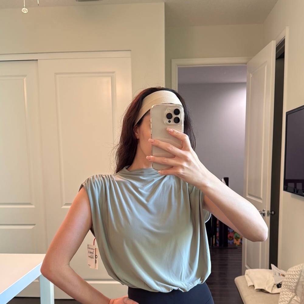 Mock Neck NWT Open Edit Top